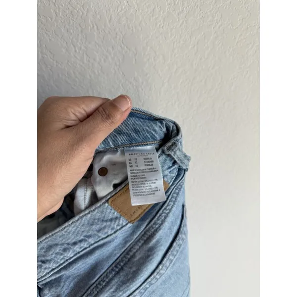 American‎ Eagle Jeans Women's 12 90s Low Rise Skinny Kick Stretch Denim Raw Hem - Image 15