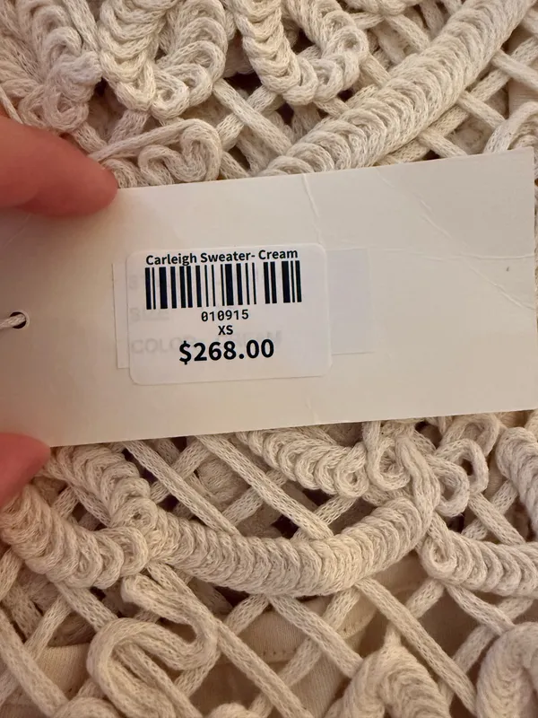 Love the Label sweater White Size XS - Image 3