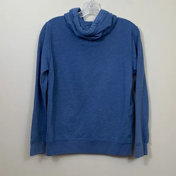 Abercrombie & Fitch Navy-Blue Arch Logo Hoodie Sweatshirt - Image 5