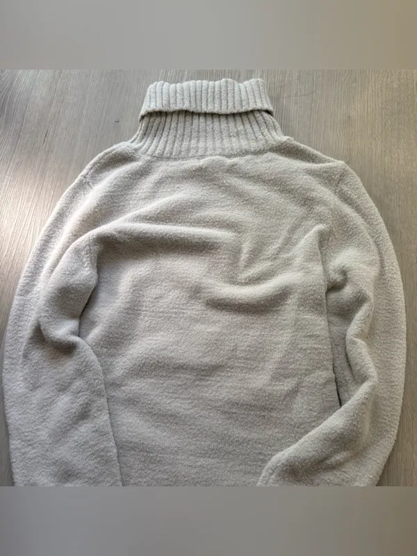 Calvin Klein Jeans Cream Turtleneck Sweater - Image 2