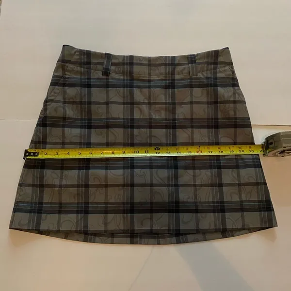 Nike Dri-Fit Plaid Skort Size 10 - Image 6
