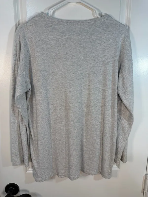 Aerie Real Soft Darlin Graphic Long Sleeve T-Shirt Size M - Image 4