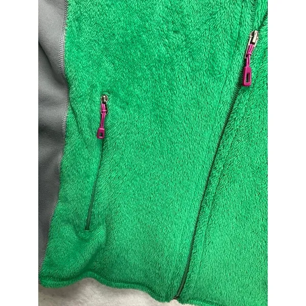 Patagonia‎ Fleece Jacket Womens S Green R2 Regulator Full Zip Polartec - Image 7
