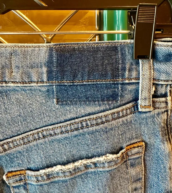 Abercrombie 90s Straight Ultra High Rise Criss Cross Waist Jeans Size 27 4 - Image 10