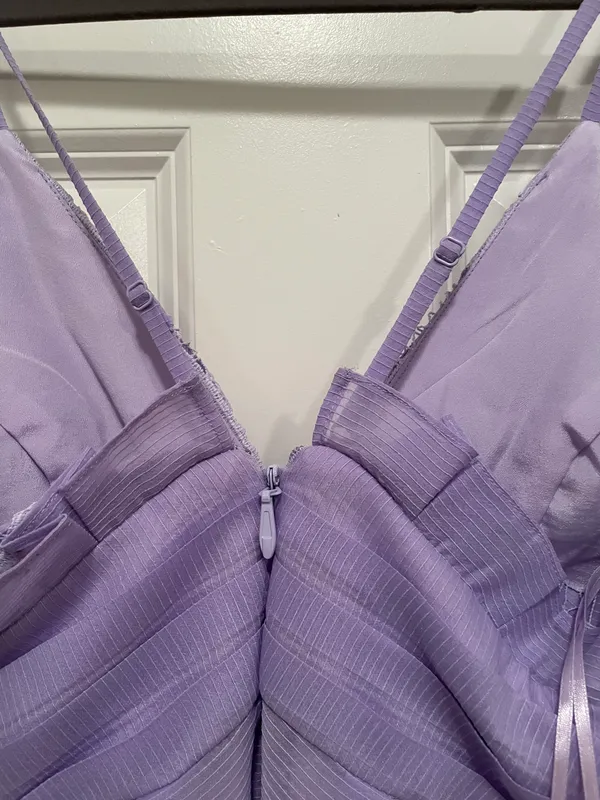 We Go Together Lilac Mini Dress - Image 2