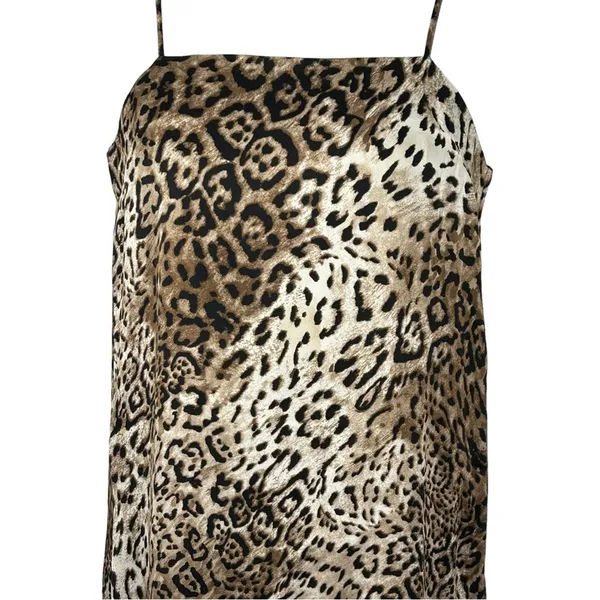 Isalis Jaguar Print Slip Dress M • Sexy Mini • Lace Straps • Night‑Out Statement - Image 6