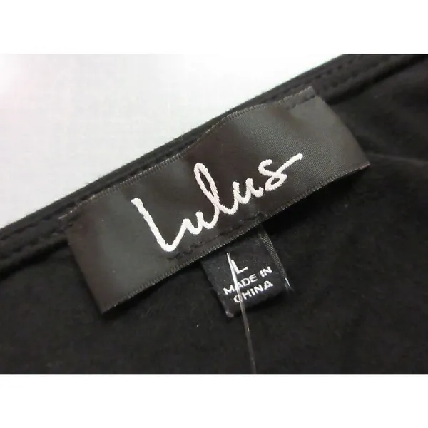 Lulu’s black dress cap sleeve size Large - Image 4