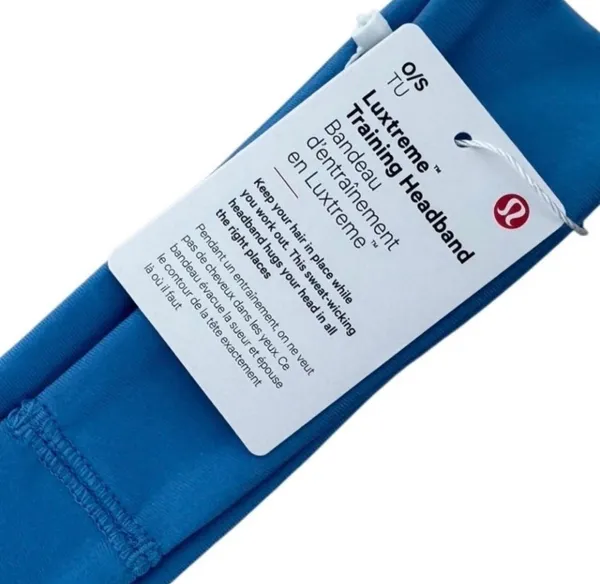 Lululemon Womens Luxtreme Training Headband Pool Party - Image 8