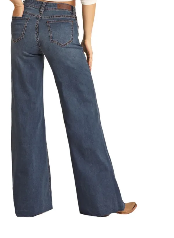 Rock n Roll Denim wide leg jeans - Image 7