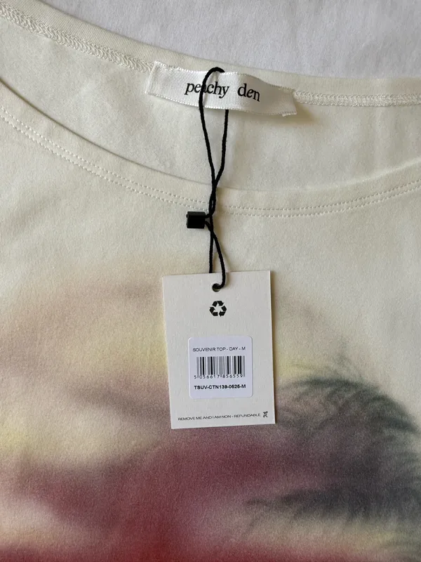 Peach Love White Top Peachy Den - Image 2