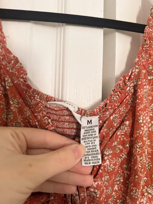 Sincerely Jules Orange floral sundress - Image 4