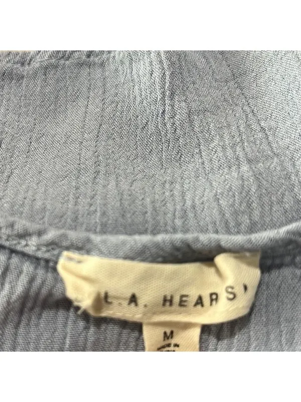 La Hearts PacSun Blue Cropped Sleeveless Shirt - Image 4