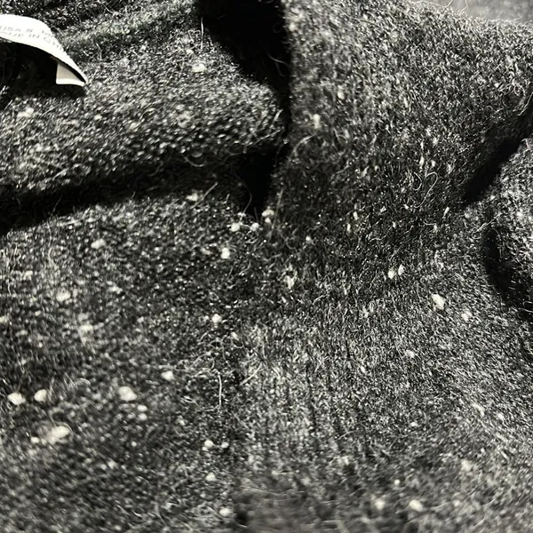 Nwot Zara Wool / Alpaca Blend Rib Trim Knit Long Cardigan Gray Small - Image 14