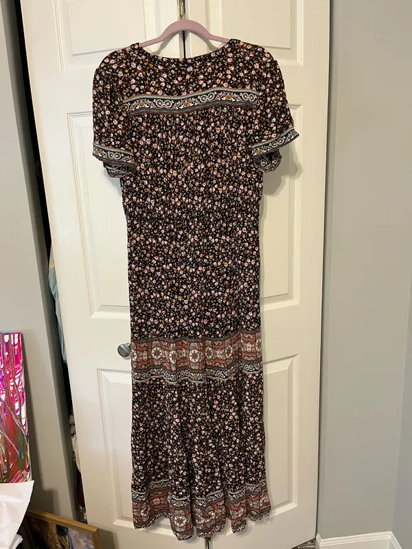 Knox Rose Dress Women’s Maxi Floral Large - Image 2