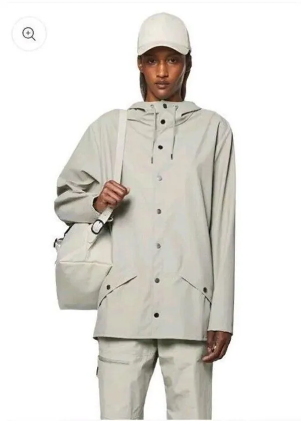 Rains Jacket unisex raincoat Size L - Image 3