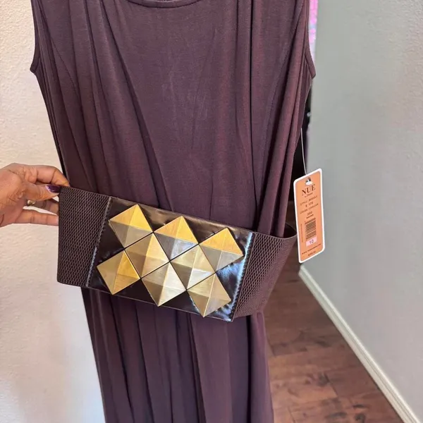 Nue By Shani‎ Brown Dress Shapewear Belt Size 14 NWT - Image 3