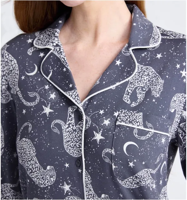 Walmart Joyspun Women's Dreamy Soft Collection Long Sleeve Top and Pants Pajama Set - Image 4