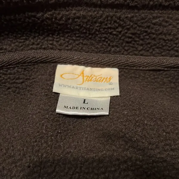 Artisan fleecy vest with 2 double pockets - Image 6