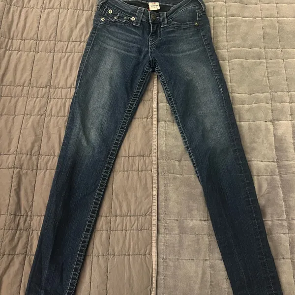 Midrise True Religion Skinny Jeans - Image 7