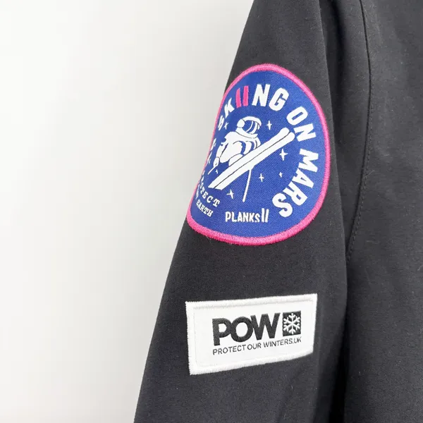 Planks II x POW Womens No Skiing on Mars RideDry Overstoke Anorak Ski Jacket S - Image 7