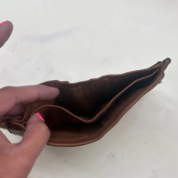 Genuine Brown Leather Wallet - Image 3