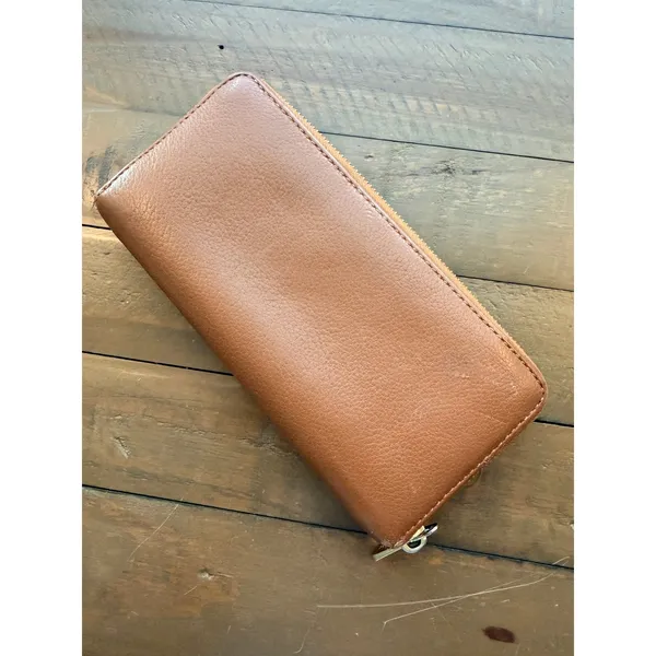 Michael Kors Jet Set Travel Continental Wallet Brown - Image 3