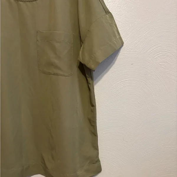 Lands' End Women’s Green Top Size S - Image 7