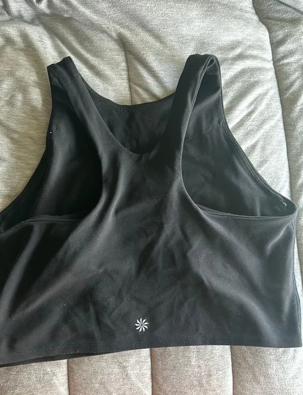 Black Sports Bra Top - Image 2