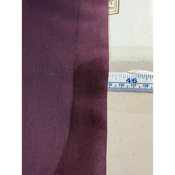 Ann Taylor Ponte Fit and Flare Dress 8 Burgundy Short Sleeve Professional Office - Image 12