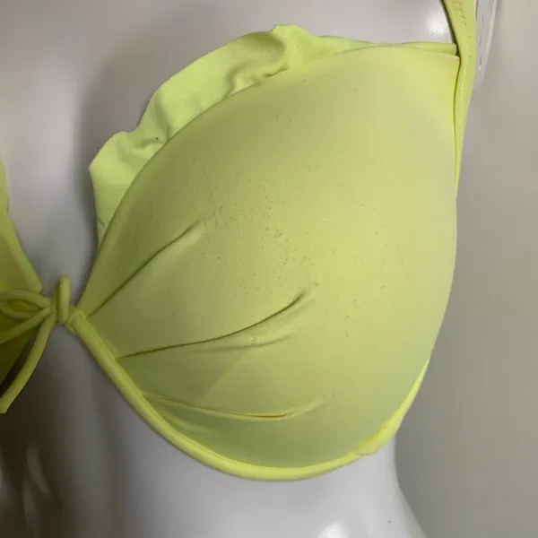 Victoria’s Secret 36DD chartreuse halter bikini top - Image 3