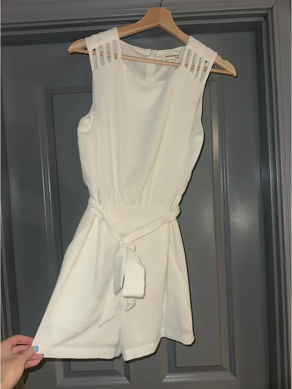 Monteau White Romper - Image 2