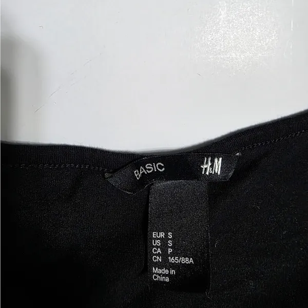 H&M Black Mini Dress - Image 3