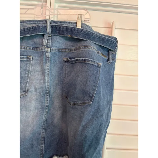 KanCan Denim Belted Mini Skirt Size‎ 24 - Image 5