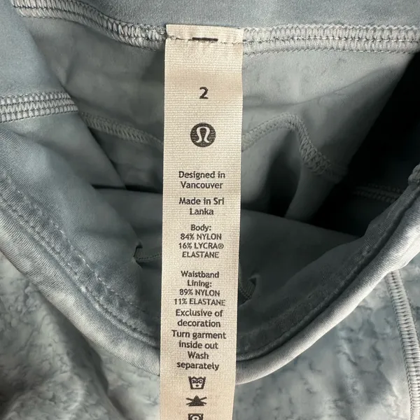 Lululemon Fast and Free High Rise Short 10" Tie Dye NWT Size 2 (ITYB) LW7BKCS - Image 13
