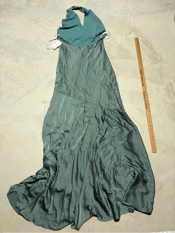 Birdy grey NWT Stephanie matte sea glass small bridesmaid dress - Image 9
