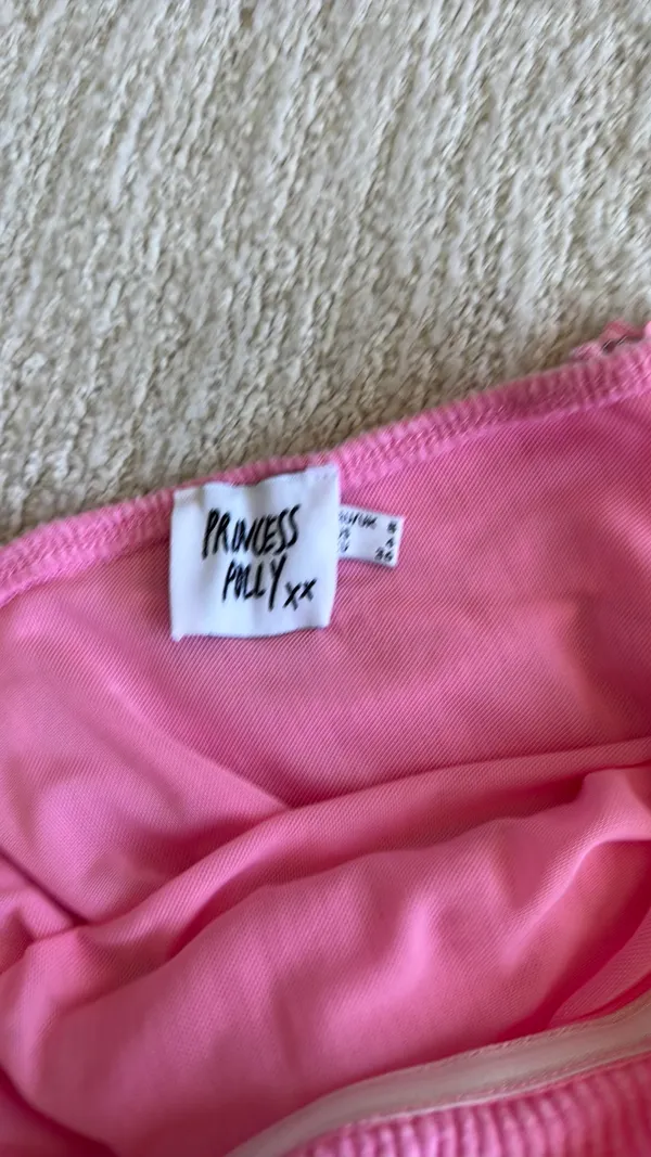 Princess Polly Strapless Mini Dress Pink - Image 3
