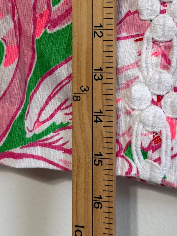 Lilly Pulitzer Marigold Pink Flamingo Colony Skort Women’s size 6 - Image 8