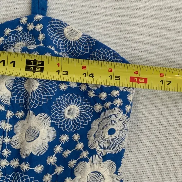 Joy Joy‎ embrodiered floral sundress size small - Image 5