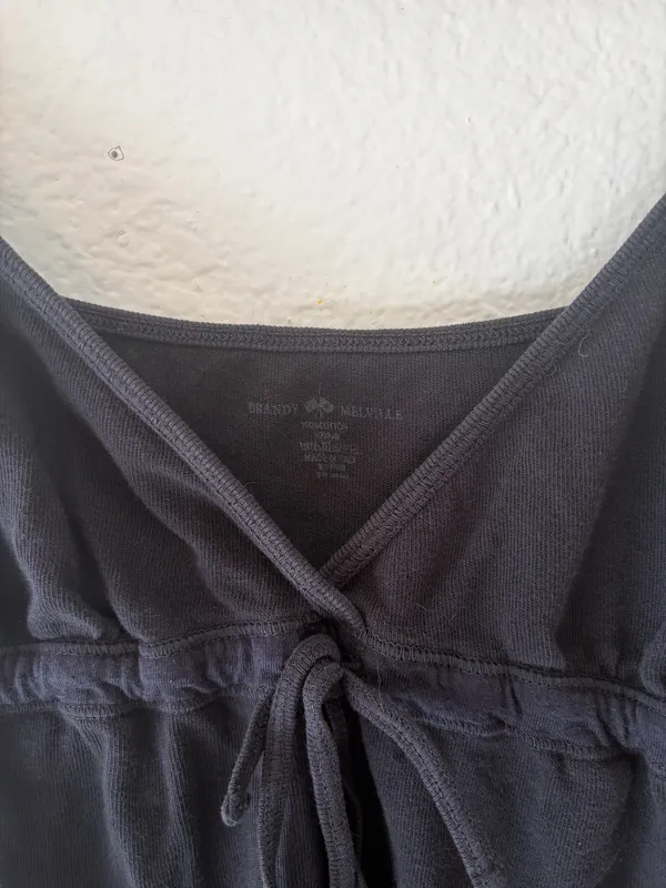 brandy melville black baby doll tank - Image 2