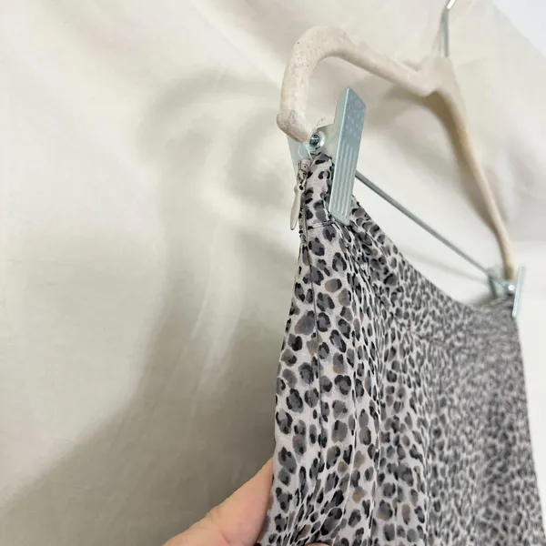 Vintage Mesh Leopard Print Midi Mesh Skirt - Image 3