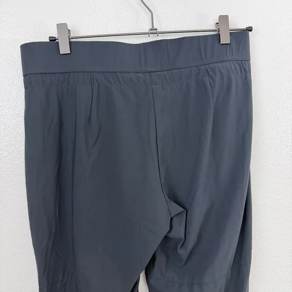 Rafaello Rossi Candy Pants Womens Size 38 M Dark Grey Elastic Waist Zipper 32x29 - Image 6