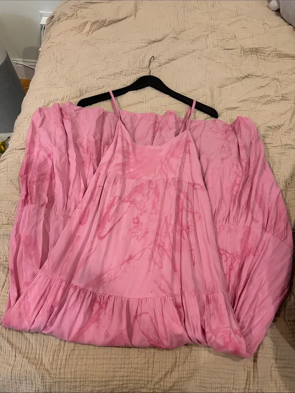 Pink tie dye sundress Size XS - Image 2