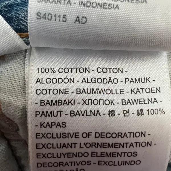 Levi's 501 Original Straight Button Fly Distressed Jeans - Image 7