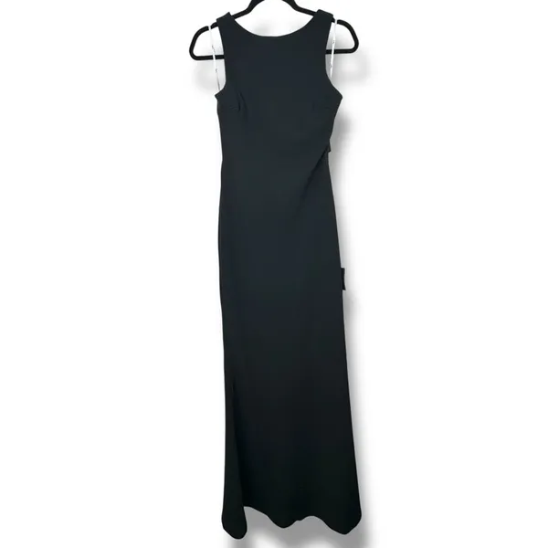 NEW Lulus Love In Your Eyes Black Knotted Crew Neck Knit Mermaid Maxi Dress - Image 5