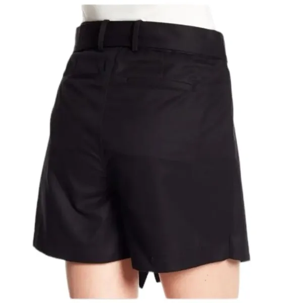 Frame Womens Black Trench Cotton High Rise Skort Skorts Skirt / Shorts - Sz 4 - Image 2