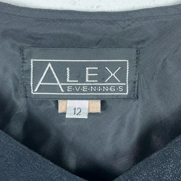 Alex Evenings slimming v-neck sleeveless maxi dress - Image 3