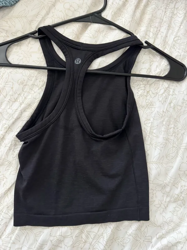 Black Lululemon Tank Top Racerback Women’s - Image 2