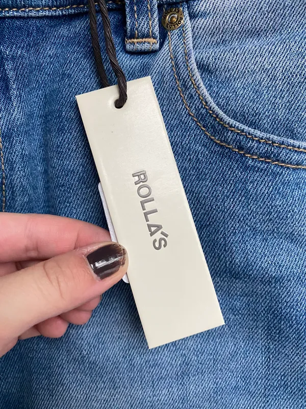 Rolla’s Dallas Low Bootcut Jeans-Karen Blue - Image 2