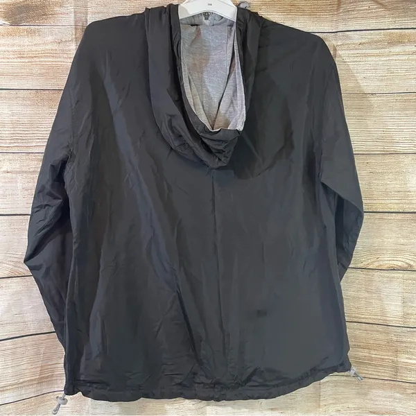 Lauren James hooded waterproof windbreaker drawstring jacket women Size Medium - Image 4