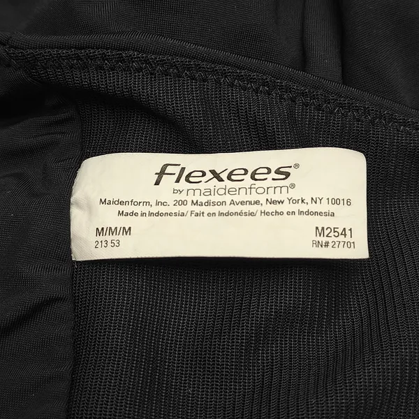 Maidenform Flexees Take Inches Off Shapewear Slip 2541 Black Medium - Image 2
